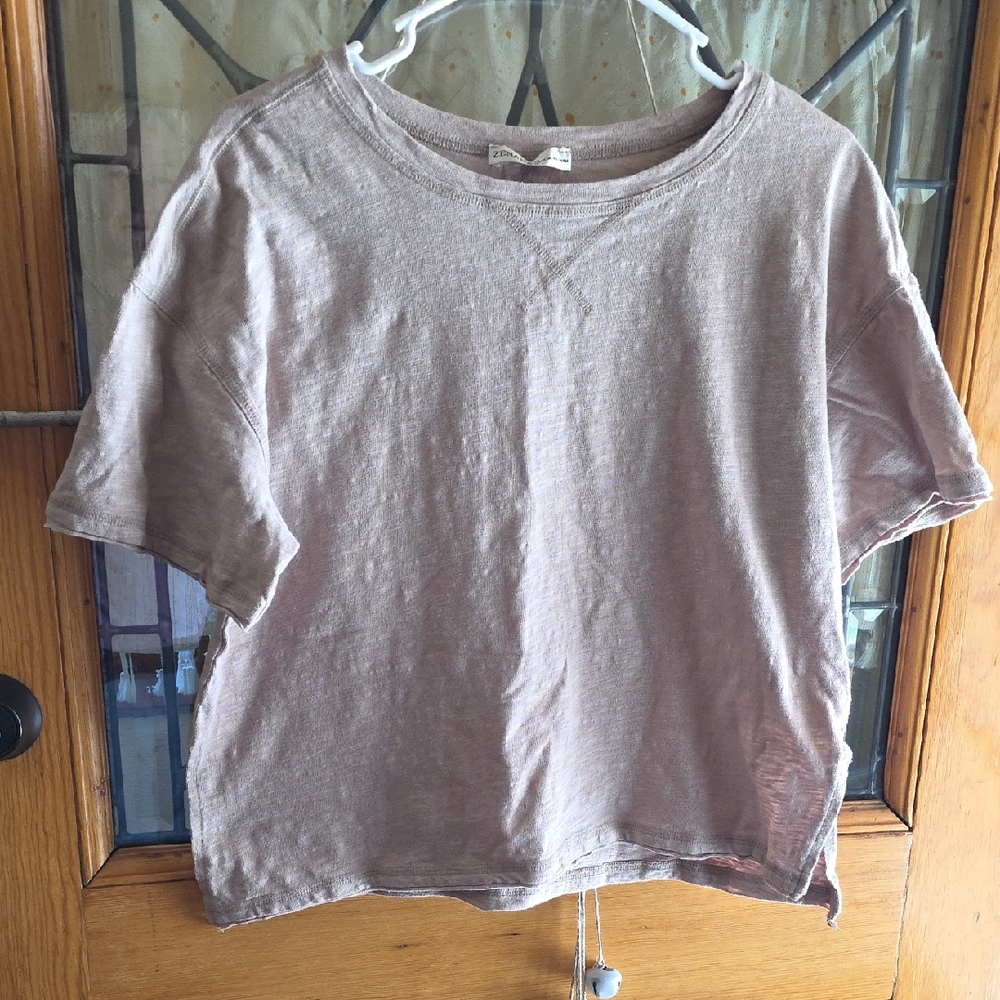Zenana Outfitters Soft Tan Tee